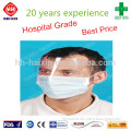 Disposable 3ply Anti-fog Face Mask With Plastic Eye Shield